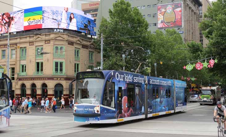 Yarra Trams Combino Bank of Melbourne 3534